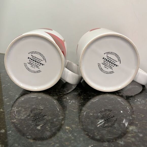 2012 Starbucks Christmas 2 mugs(red ornaments) - Picture 5 of 6